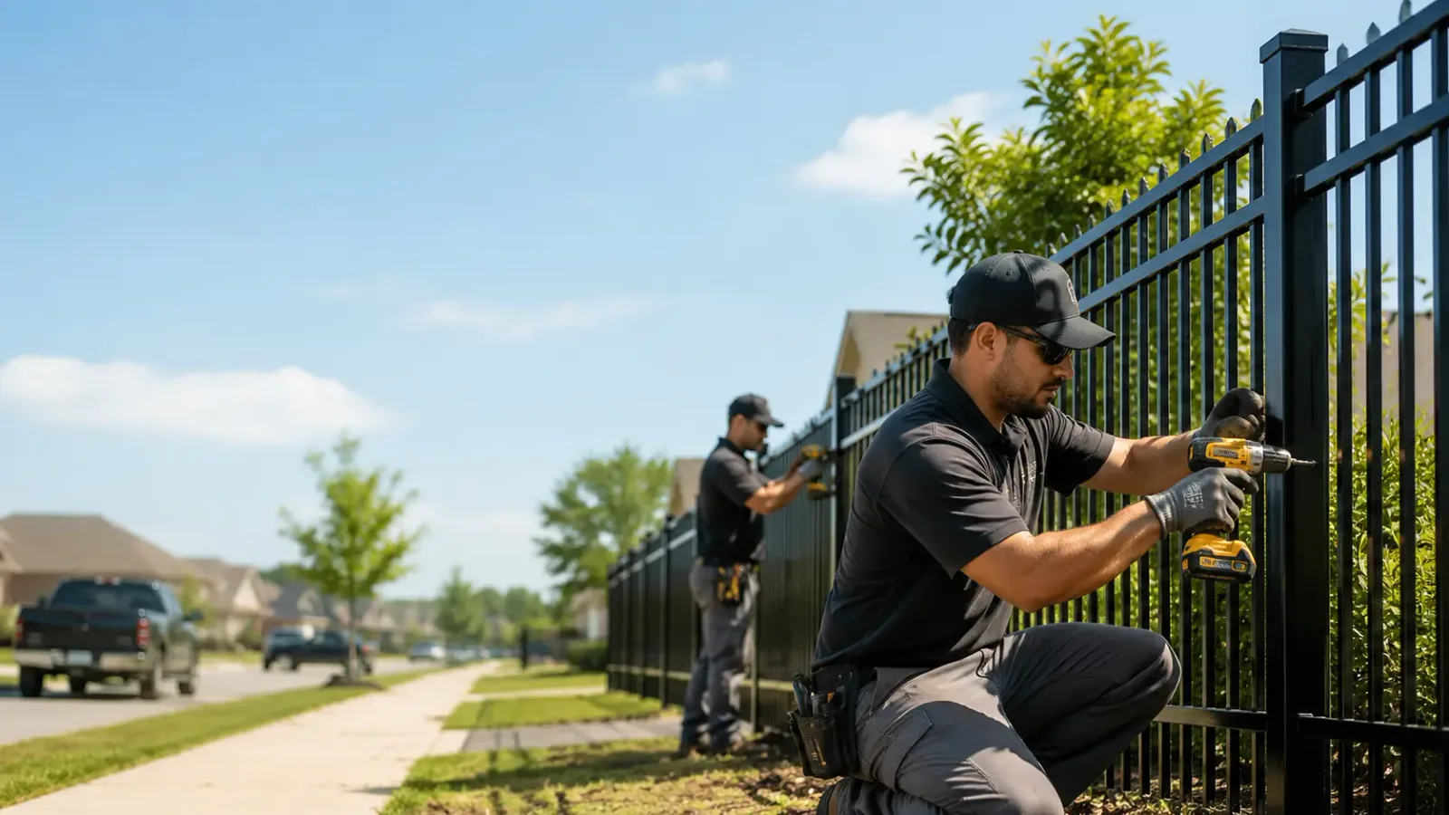 Metal Fence Installation in Irvington, KY
